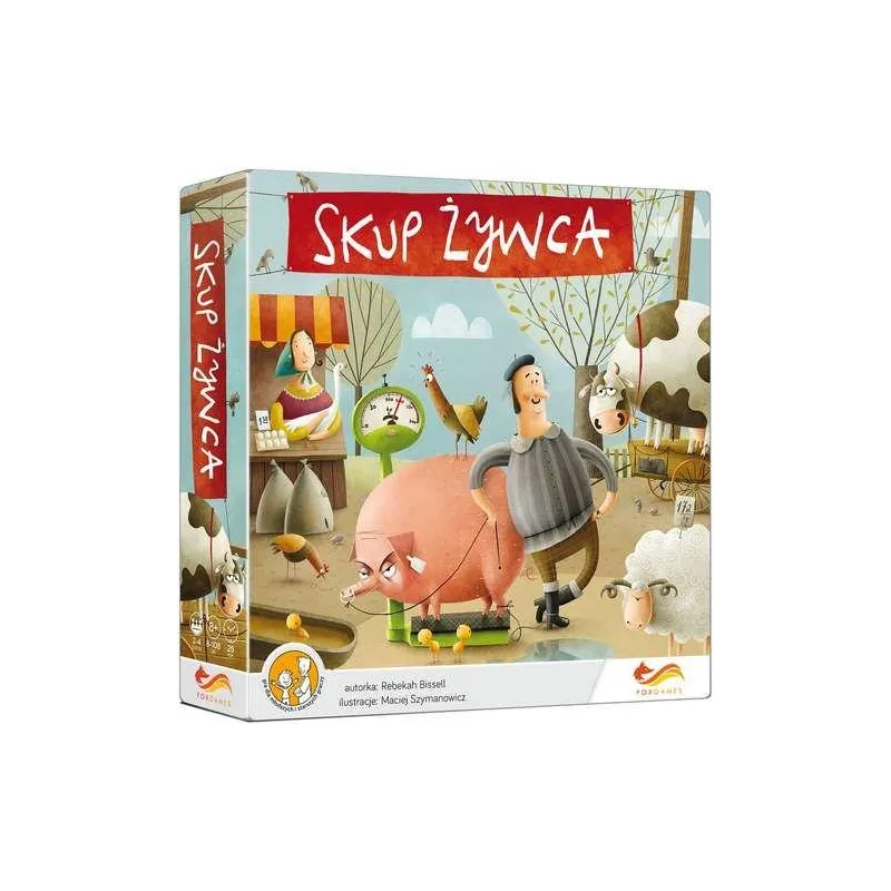 SKUP ŻYWCA GRA PLANSZOWA FOXGAMES 8+
