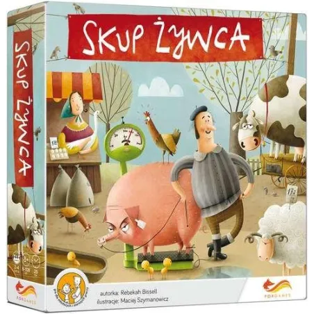 SKUP ŻYWCA GRA PLANSZOWA FOXGAMES 8+