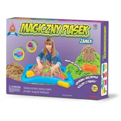 MAGICZNY PIASEK ZAMEK + AKCESORIA ZESTAW KREATYWNY RUSSELL 3+