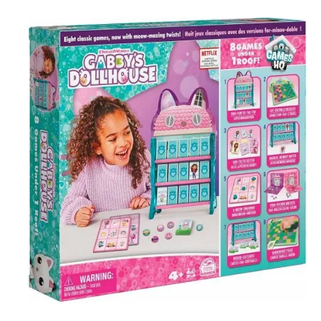 KOCI DOMEK GABI ZESTAW 8 GIER SPIN MASTER 4+