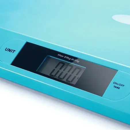 Waga Elektroniczna Dla Niemowląt Niebieska Babyono – Do 20 Kg, Z Lcd I Funkcją Tarowania 0+