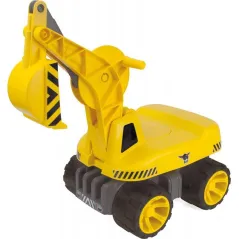 Jeździk Dla Dzieci Koparka Big Maxi Digger 70 Cm Do 50 Kg Żółto-Czarna