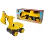 Jeździk Dla Dzieci Koparka Big Maxi Digger 70 Cm Do 50 Kg Żółto-Czarna