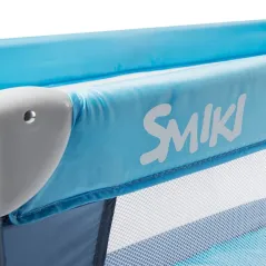 ŁÓŻECZKO TURYSTYCZNE DLA DZIECI PROSTE, PRAKTYCZNE Z MATERACEM I TORBĄ DO PRZENOSZENIA DO 15 KG SMIKI