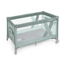 ŁÓŻECZKO TURYSTYCZNE BABY DESIGN SIMPLE 04 GREEN 120 X 60 CM