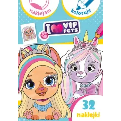 I LOVE MY VIP PETS. NAKLEJAM I KOLORUJĘ