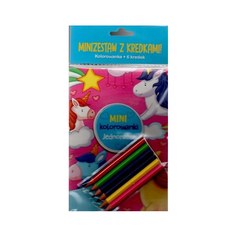 NA WSI. MINI KOLOROWANKI. MINIZESTAW Z KREDKAMI