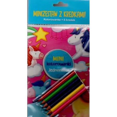 NA WSI. MINI KOLOROWANKI. MINIZESTAW Z KREDKAMI