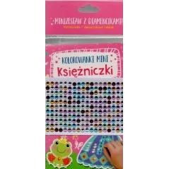KSIĘŻNICZKI. MINI KOLOROWANKI. MINIZESTAW Z DIAMENCIKAMI