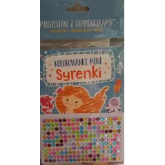 SYRENKI. MINI KOLOROWANKI. MINIZESTAW Z DIAMENCIKAMI
