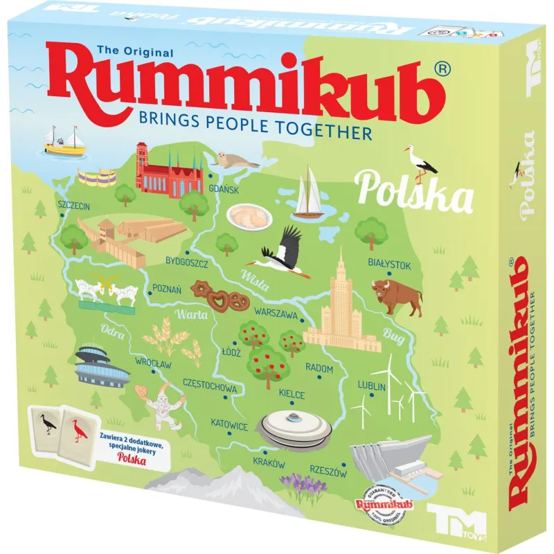 RUMMIKUB EDYCJA LIMITOWANA POLSKA GRA PLANSZOWA TM  TOYS 7+