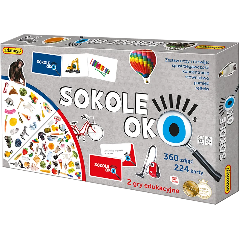 SOKOLE OKO FOTO GRA LOGICZNA ADAMIGO 3+