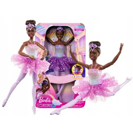 LALKA BARBIE DREAMTOPIA BALETNICA MAGICZNE ŚWIATEŁKA MATTEL 3+