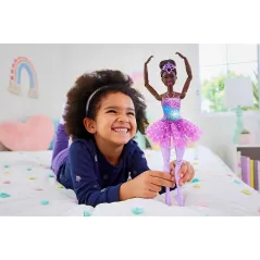 LALKA BARBIE DREAMTOPIA BALETNICA MAGICZNE ŚWIATEŁKA MATTEL 3+