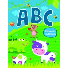 ABC. KOLOROWANKA Z NAKLEJKAMI