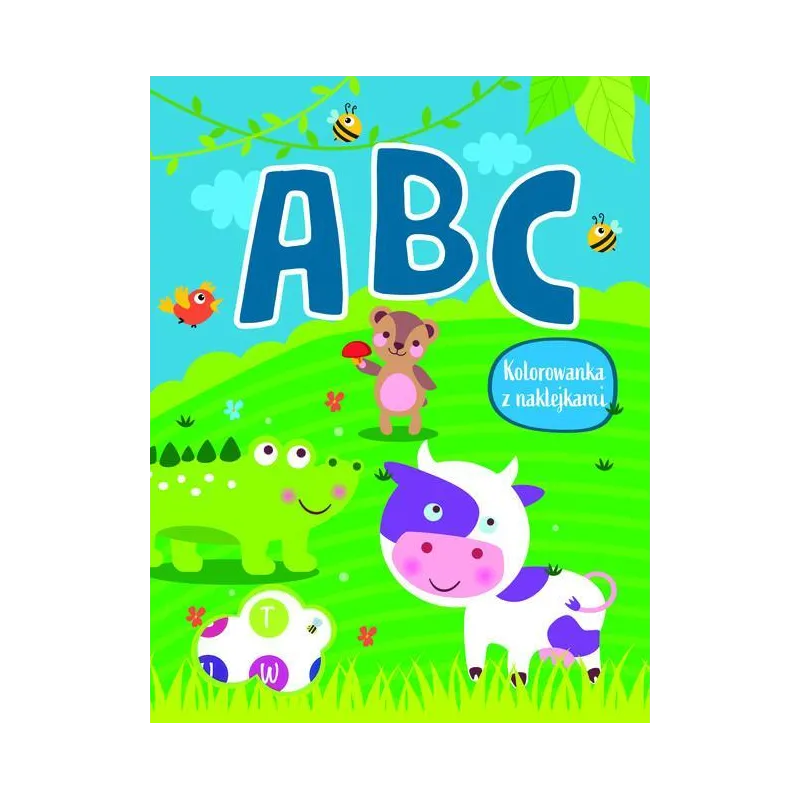 ABC. KOLOROWANKA Z NAKLEJKAMI