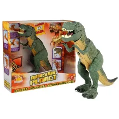 TYRANOZAUR ZIELONY NA BATERIE LEAN TOYS 3+