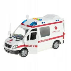 Auto Ambulans Światło Dźwięk Lean Toys 3+