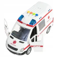 AUTO AMBULANS ŚWIATŁO DŹWIĘK LEAN TOYS 3+