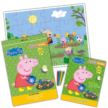 Świnka Peppa. Peppa Gra W Zielone! Zgrana Paczka Świnka Peppa. Peppa Gra W Zielone! Zgrana Paczka