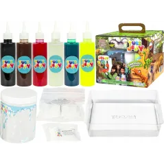 Zestaw Tubi Jelly Małe Akwarium Dinozaury 6 Kolorów Zestaw Kreatywny 3+