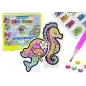 Haft Diamentowy Zwierzęta Morskie Zestaw Kreatywny Lean Toys 3+ Haft Diamentowy Zwierzęta Morskie Zestaw Kreatywny Lean Toys 3+