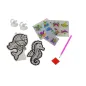 Haft Diamentowy Zwierzęta Morskie Zestaw Kreatywny Lean Toys 3+ Haft Diamentowy Zwierzęta Morskie Zestaw Kreatywny Lean Toys 3+