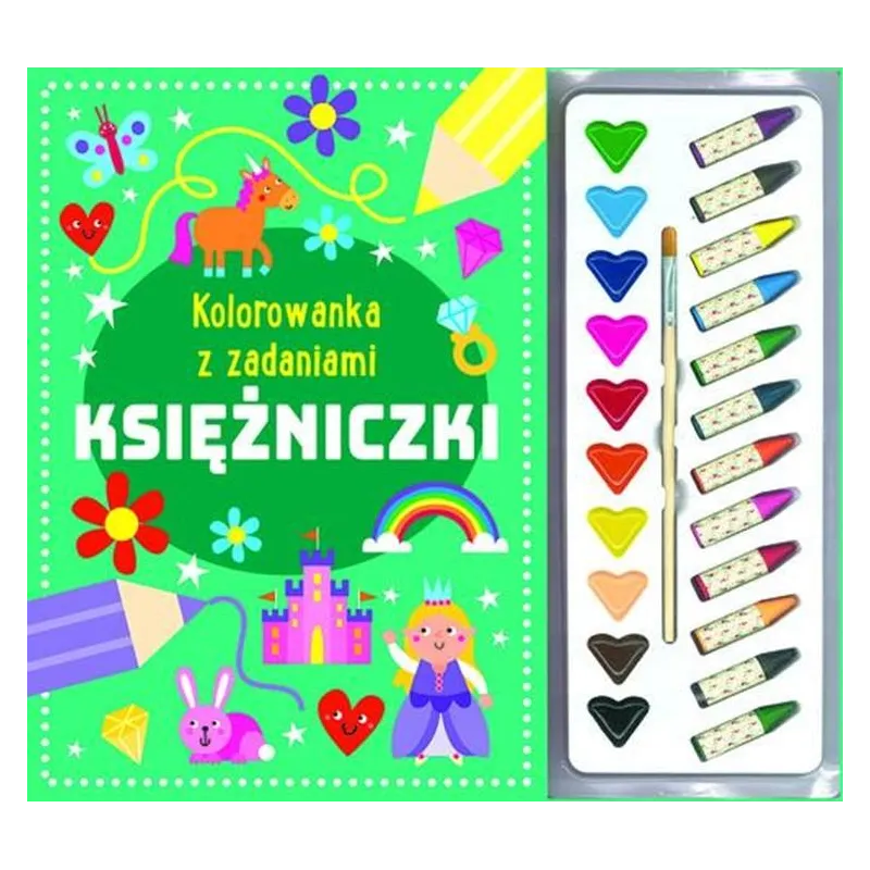 KSIĘŻNICZKI. KOLOROWANKA Z ZADANIAMI