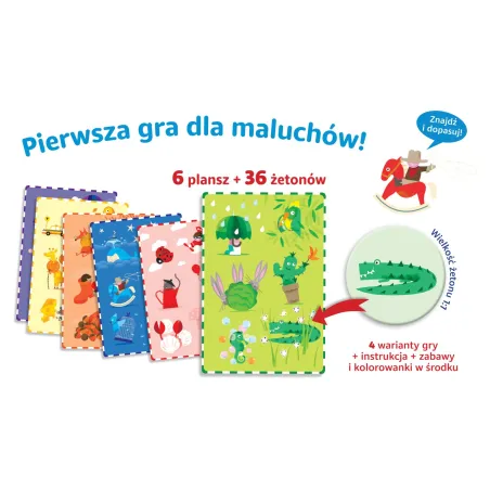 Moja Pierwsza Loteryjka Kolory Kapitan Nauka Edgard 2+