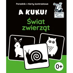 Świat zwierząt. A kuku! Karty kontrastowe  poradnik. Kapitan Nauka wyd. 2 Anna Zych