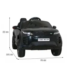 SAMOCHÓD NA AKUMULATOR DLA DZIECI RANGE ROVER EVOQUE CZARNY Z PILOTEM, WOLNYM STARTEM, MP3 LED I ŚWIATŁAMI II GATUNEK