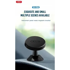 SAMOCHODOWY UCHWYT MAGNETYCZNY DO TELEFONU 360° – MOCOWANIE DO DESKI ROZDZIELCZEJ, CZARNY XO C55A