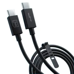 KABEL USB-C 3MK HYPER THUNDERBOLT 3 CABLE™ USB4 8K60Hz, 1M, 40Gb/s, 240W, Z CHIPEM E-MARKER, POWER DELIVERY