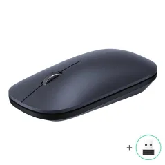 BEZPRZEWODOWA MYSZ LASEROWA USB MU001, 4000 DPI, CZARNA, CICHY KLIK, ERGONOMICZNY DESIGN UGREEN