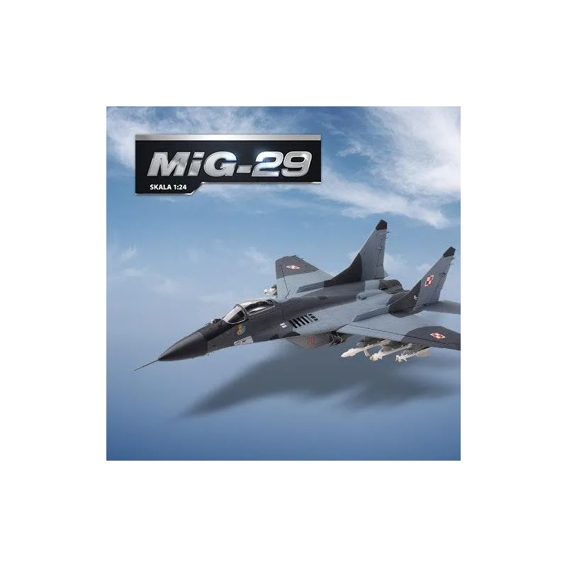MIG-29 ZBUDUJ MODEL SŁYNNEGO MYŚLIWCA NR 7 GAZETA + ELEMENTY DO BUDOWY