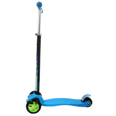 Hulajnoga Trójkołowa Axer Sport Abec 7 Lotos Blue – Regulowana, Składana, Antypoślizgowa 3+