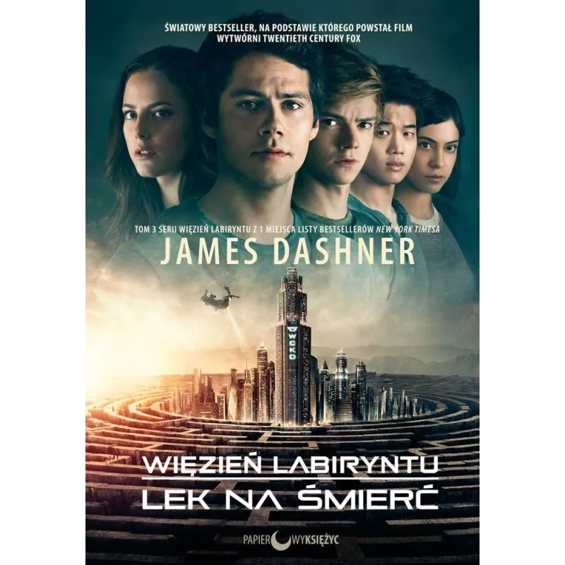 Lek na śmierć. Więzień labiryntu. Tom 3 okładka filmowa James Dashner