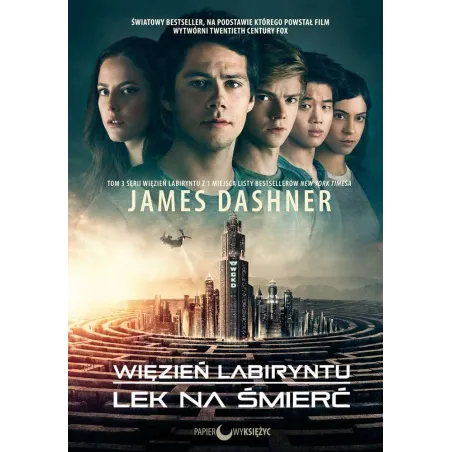 Lek na śmierć. Więzień labiryntu. Tom 3 okładka filmowa James Dashner