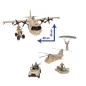 Operacja Elite – Zestaw Wojskowy - Gigantyczny Samolot, Helikopter, Pojazdy I Figurki Smiki 3+