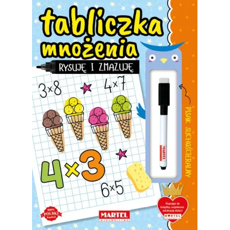 Tabliczka Mnożenia Z Flamastrem. Rysuję I Zmazuję Tabliczka Mnożenia Z Flamastrem. Rysuję I Zmazuję