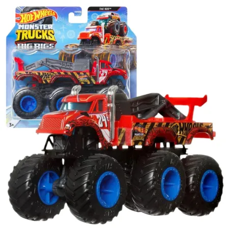 HOT WHEELS MONSTER TRUCKS BIG RIGS 6-KOŁOWA CIĘŻARÓWKA 3+
