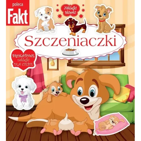 SZCZENIACZKI. NAKLEJKI ISKIERKI