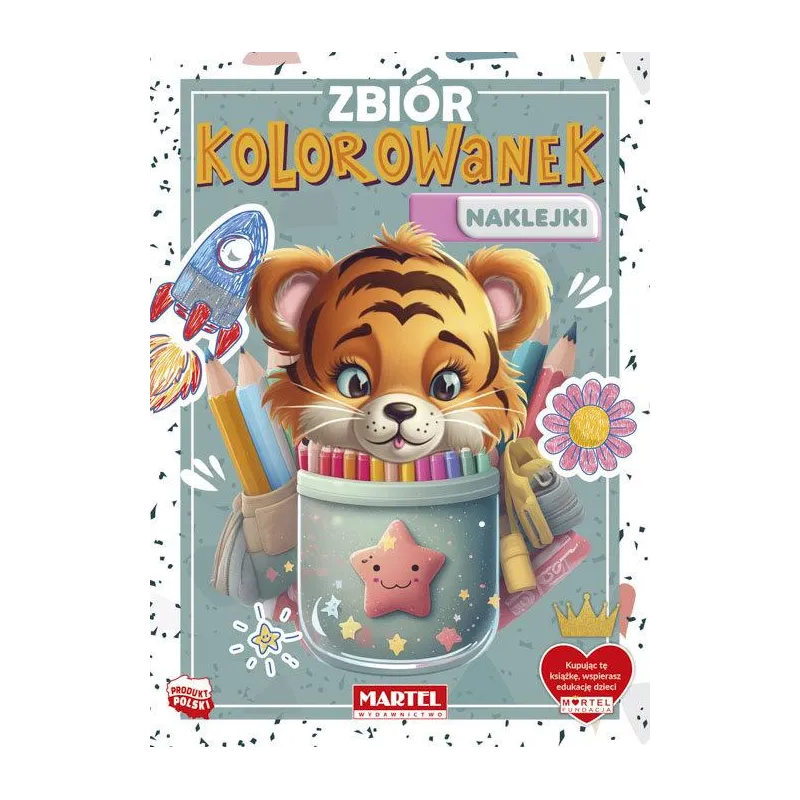 ZBIÓR KOLOROWANEK Z NAKLEJKAMI