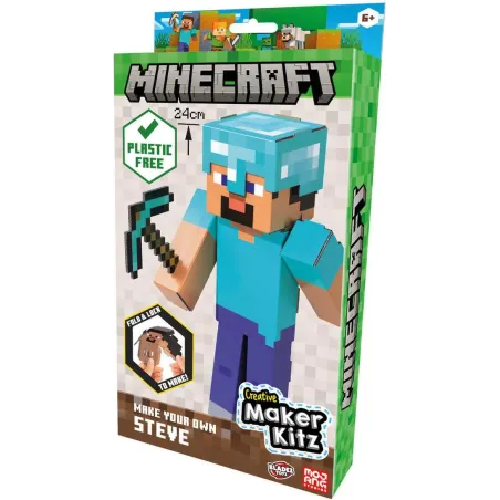 Minecraft Zbuduj Figurkę Steve Zestaw Kreatywny 3+