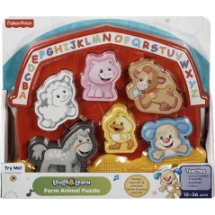 ZABAWKA EDUKACYJNA UKŁADANKA FARMA FISHER PRICE 12M+