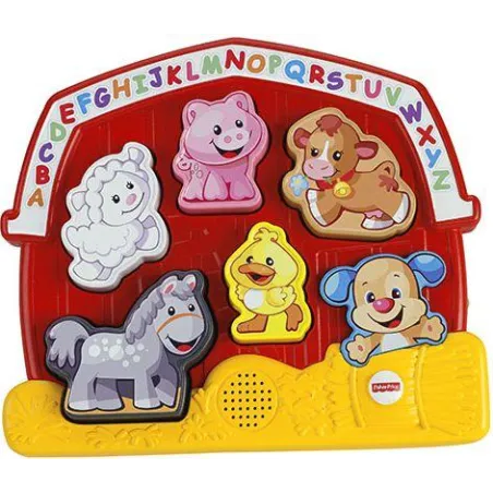Zabawka Edukacyjna Układanka Farma Fisher Price 12M+