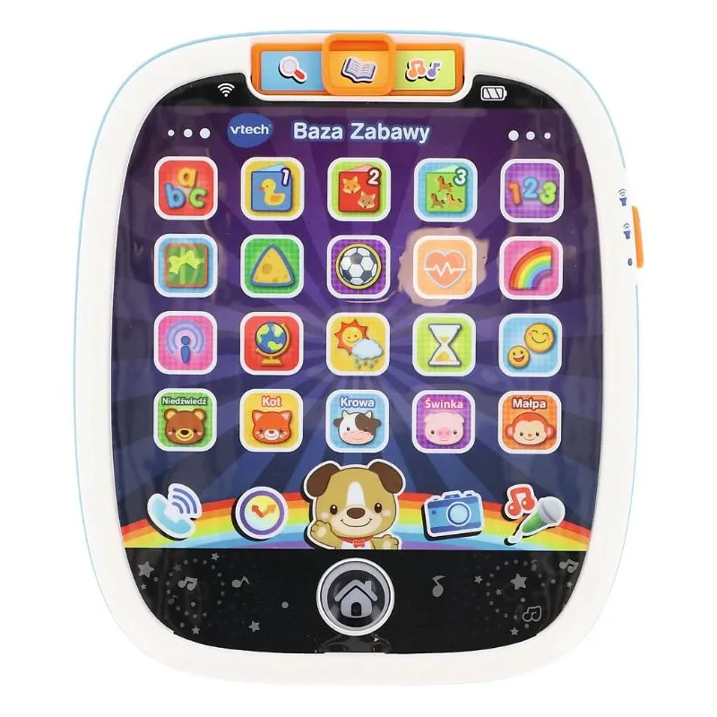 TABLET INTERAKTYWNY BAZA ZABAWY VTECH TREFL 12M+