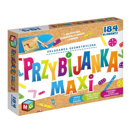 PRZYBIJANKA 184 MAXI ELEMENTY MULTIGRA 5+