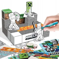 MINECRAFT ZESTAW KREATYWNY 250 ELEMENTÓW BLADEZ 5+