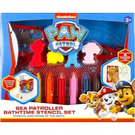 PSI PATROL ZESTAW SZABLONÓW DO KĄPIELI SPIN MASTER 3+